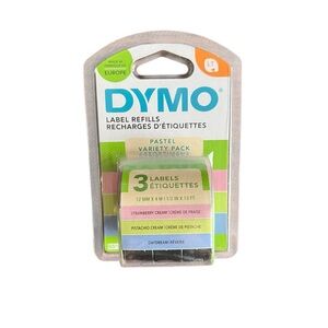 Dymo Letratag Label Refills Pastel Variety Pack Strawberry Pistachio Daydream